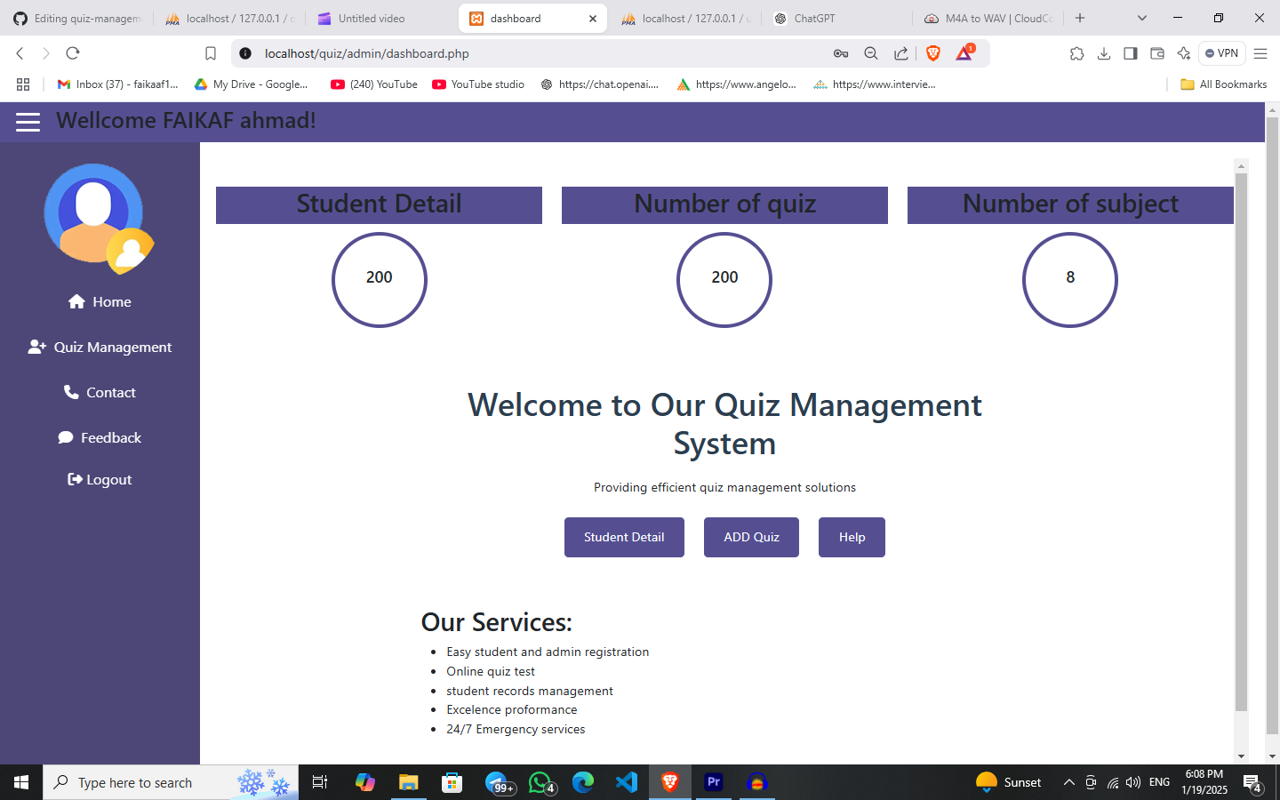Quiz Management System